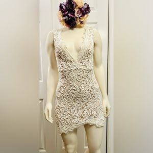 Charlotte Russe White Lace Dress